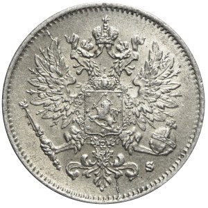 Finland / Russia, Nicholas II, 25 penniä 1916 S, mint.