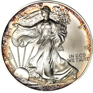 United States of America (USA), 1 dollar Eagle 2004, 1 Oz Ag999