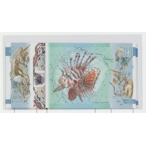 PWPW - promotional banknote CORAL - Winged fish in the folder