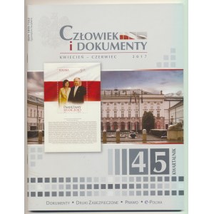 PWPW Man and Documents, No. 45 - with stamp