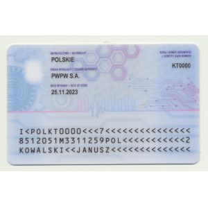 PWPW - test ID card, version 1