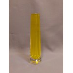 Wasungen Art Glassworks Faceted Vase Germany