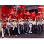 Zenon Żyburtowicz (b. 1949, Siedlce), "Pochód Pierwszomajowy w Warszawie", 1980s/2025