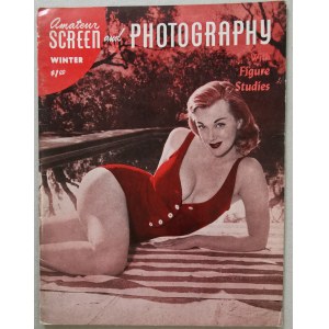 Amateur Screen and Photography. With figure Studies. R.1958 nr 2 [fotografia, akt, pin-up]