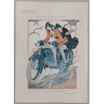Rocket. R.1925 No.13 [Brzechwa, Tuwim, automobilism, cars, motorcycle, Citroen, art deco].