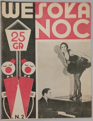 Merry Night. A refined weekly. [R.1933?] nos. 1, 2, 3, 6, 8 [art deco, L.Chejfec, S.Jaczewski, film].