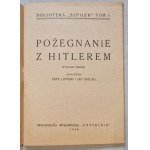 Bibliothèque des Pins No. 1. Adieu à Hitler, article d'Erik Lipinski et Jan Szeląg.