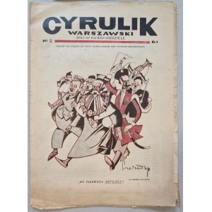 Cyrulik Warszawski. R.1926 nr 3 [Piłsudski, Słonimski, Czermański, Mościcki, Berezowska]