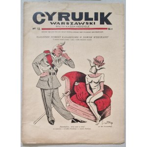 Cyrulik Warszawski. R.1926 nr 13 [Słonimski, Iwaszkiewicz, Czermański, Piłsudski]