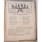 Devil. Krakow, issues from 1881 - 1892, co-bound, (about 40 good issues)