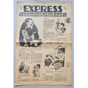 Express Humorystyczny. R.8: 1937 nr 7 [Józef Beck, Hitler]