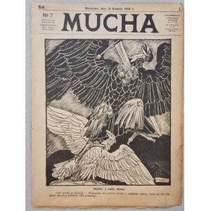 Mucha [tygodnik satyryczny] R.50: 1918 nr 7 (13 Grudnia). [„wolność prasy”, polityka]