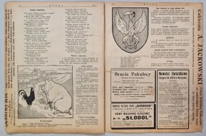 Mucha [satirical weekly] R.50: 1918 No.9 (December 27). [Emblem design: an 