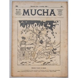 Mucha [satirical weekly] R.52: 1920 No. 38 (17 IX) [Polish-Bolshevik War].