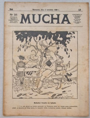 Mucha [satirical weekly] R.52: 1920 No. 38 (17 IX) [Polish-Bolshevik War].