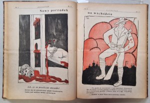 Szczutek. Satirical and political magazine. Lviv, R.1: 1918 yearbook op-ed [Fr. Pautsch, Z. Kurczynski].