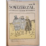 Sowizdrzal 1915 no. 12; 1916: 40-48, 51; 1917: 5; 1919: 5; Puppets 1912: 4 [staple,13 issues].