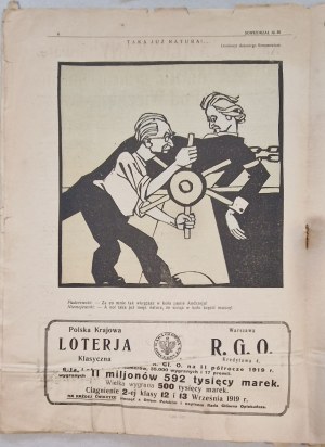 Sowizdrzał. Warsaw, R.9: 1919 No. 36 [Romanowicz, Paderewski, post].