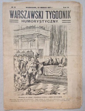 Warsaw Humorous Weekly R.6: 1913 No. 12 [Hotel Polonia, Kielce].