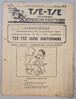 Tse-Tse. Satirical and political weekly. R.1933 no.2 [Hitler, Sanation, Kaden-Bandrowski].
