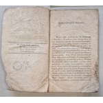 Chronicle by Bruno Count Kicinski and Theodor Morawski [Warsaw, 1819].