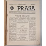Press, Organ of the Polish Union of Journal and Magazine Publishers. R.IX: 1938, No. 5 (May)