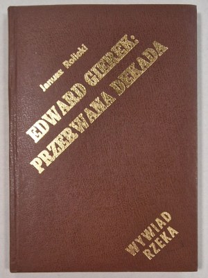 [Autograph] Edward Gierek, Katowice, IV1990 [Rolicki J., Edward Gierek: The Interrupted Decade].