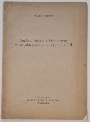 [Dedication] Waclaw Borowy - The English, Scots and Irish in the Polish army under Sigismund III