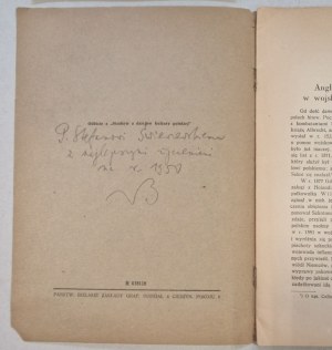[Dedication] Waclaw Borowy - The English, Scots and Irish in the Polish army under Sigismund III