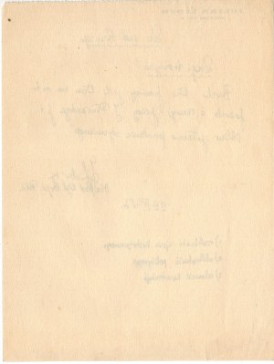 [Letter] Julian Lider Major W.P., Chief Editor. Publishing of the Military. Polit. dated 28.IV.1951 to editor B.Krauze
