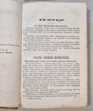 Kolodzinski B. - Geografja Powszechna dla użytku uczącej młodzieży, ... [2nd ed., 1862].