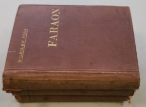 Prus B. - Pharaoh [1st book edition, 1897, a few pages missing, publisher's binding tattered].