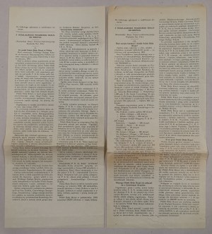 [Polish White Cross] From the Activities of the Polish White Cross, [ca. 1920, press releases].