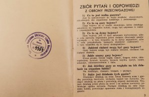 [Gas self-defense] Learn how to defend yourself against war gases. A collection of questions ... [1937].