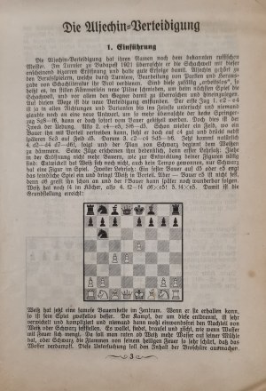 [Chess] Die Aljechin-Verteidigung im Korrespondenzkampf [ca. 1925, Alechin's defense, Dankert].