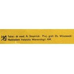 proj. Zbigniew WASZEWSKI (1921-?), Syphilis frühe regelmäßige Behandlung = vollständige Heilung, 1972