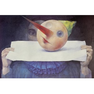 proj. Wiesław WAŁKUSKI (b. 1956), Non-existent Poster Gallery. Florian Zielinski - Poznań, 1990s.