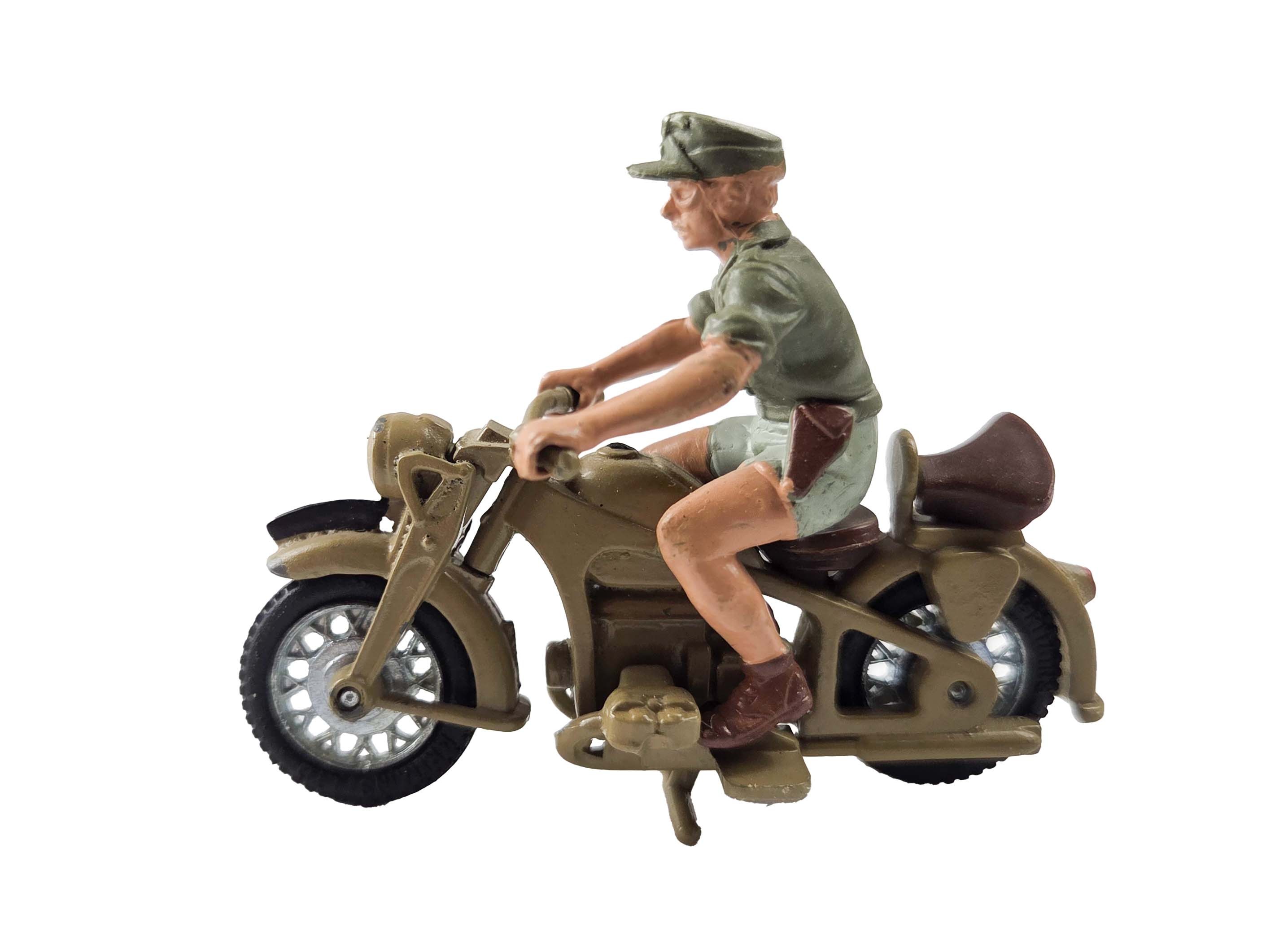 German motorcyclist AFRIKA KORPS , Britains Deetail model - Online