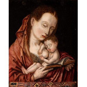 Artista fiammingo, XVI secolo, Maria lactans