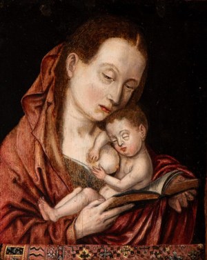 Artista fiammingo, XVI secolo, Maria lactans