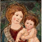 Luca Della Robbia (seguace di) (Firenze 1399 - 1481), Virgin with Child