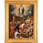 Girolamo Mazzola Bedoli (attribuito a) (Parma 1500 - 1569), Alegória Nepoškvrneného počatia