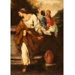 Artista emiliano, XVII secolo, Christ and the Samaritan woman at the well