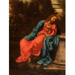 Artista emiliano, XVII secolo, Christ and the Samaritan woman at the well