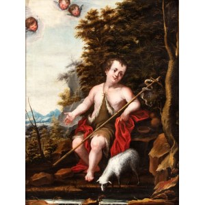 Artista emiliano, XVII secolo, Saint John the Baptist