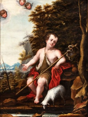 Artista emiliano, XVII secolo, Saint John the Baptist