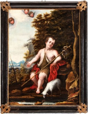 Artista emiliano, XVII secolo, Saint John the Baptist