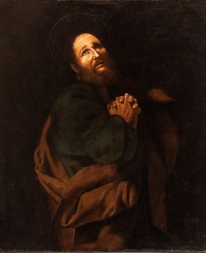 Artista napoletano, XVII secolo, Penitent Saint Peter