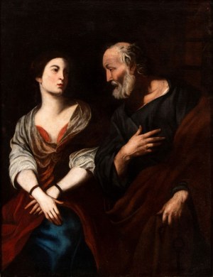 Il Monrealese (bottega di) (Monreale 1603 - Palermo 1647), Saint Peter and Saint Agatha