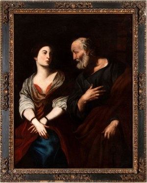 Il Monrealese (bottega di) (Monreale 1603 - Palermo 1647), Saint Peter and Saint Agatha